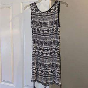 Tribal print romper